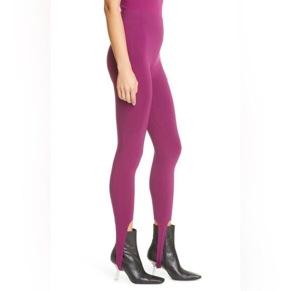 SIMON MILLER Evan Stirrup Seamless Leggings in Plum - Picture 2 of 15